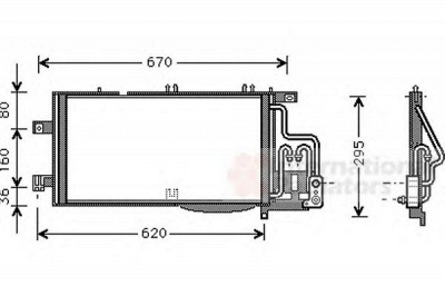 VAN WEZEL 37005310 -  Конденсатор, кондиционер